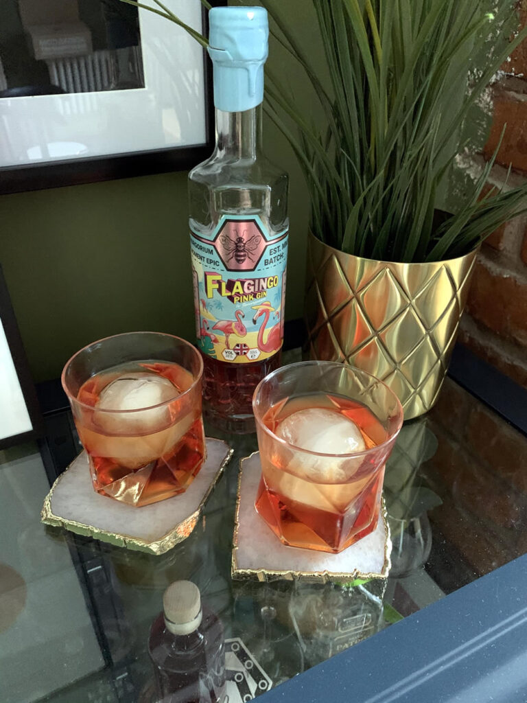 Pink Flagingo Negroni Recipe Image